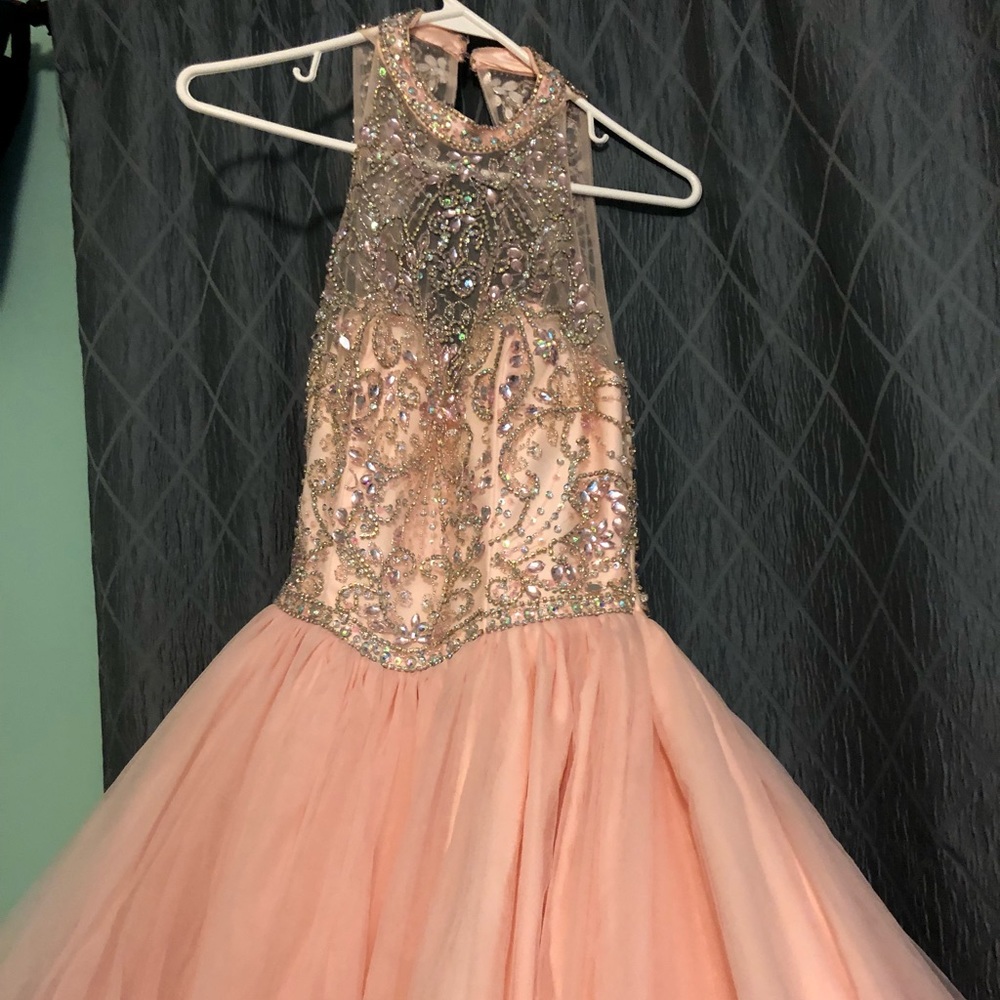 Quinceañera dress light pink